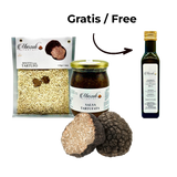 Kit Black Rice Plus 1 - Rice + Black Truffle+ Oil + Truffle Sauce