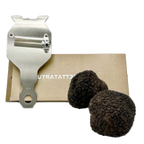 Kit Black Stainless Steel Slicer  - Stainless Steel Truffle Slicer + Black Truffle